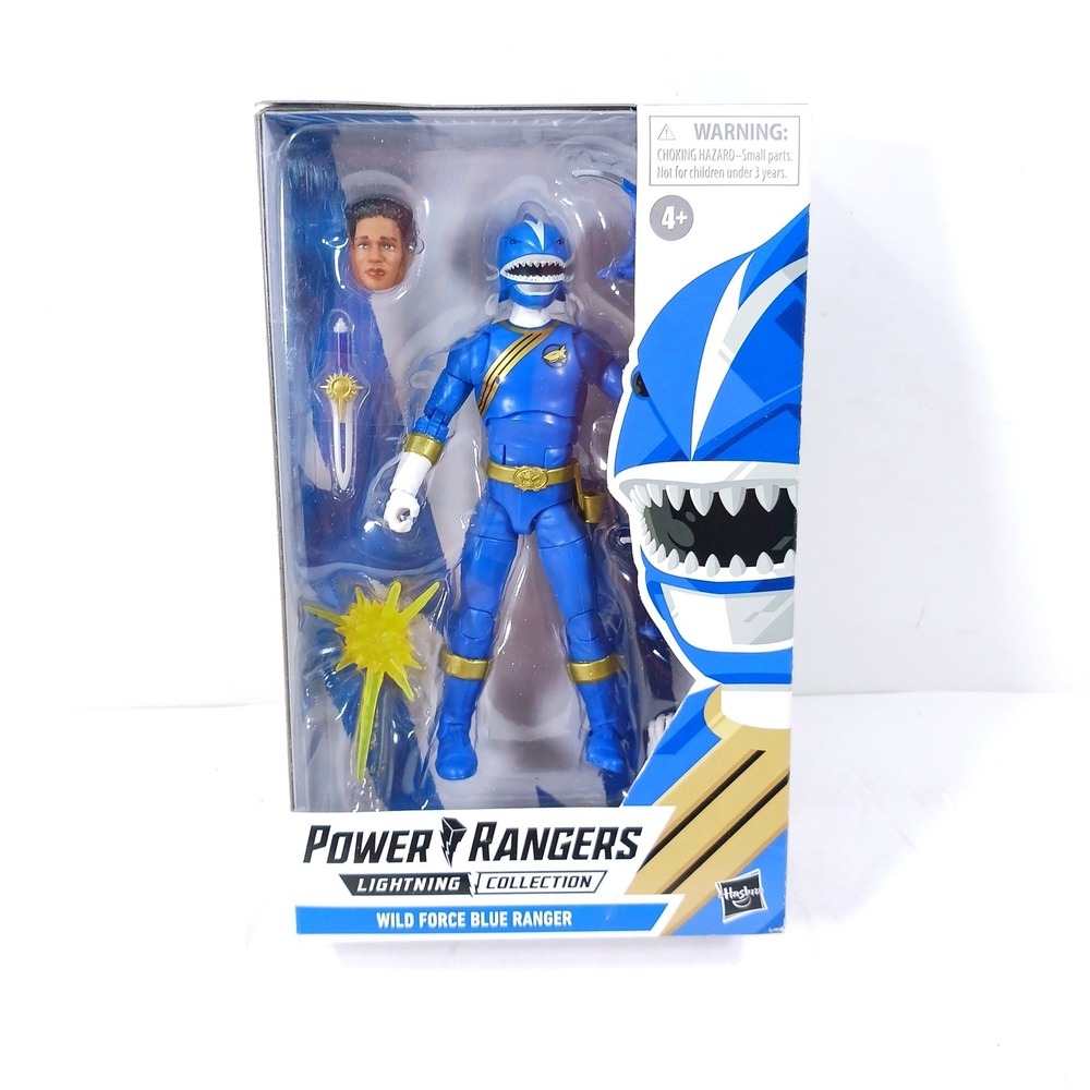Power Rangers Lightning Collection Wild Force Blue Ranger Action Figure F4507